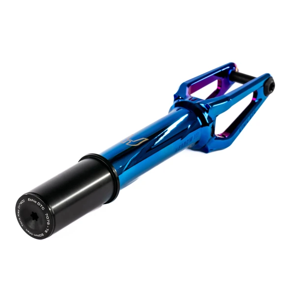 Stunt Scooter Fork Ethic Merrow V3 HIC (Chrome Blue)