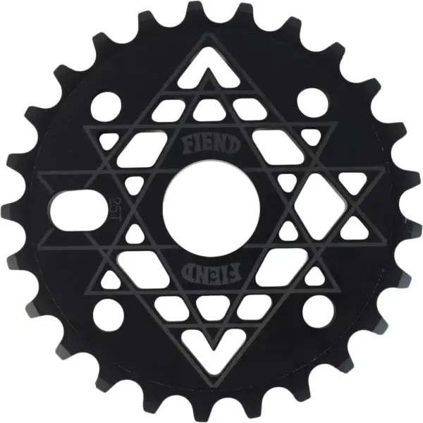 BMX Kettenblatt Fiend Palmere (Schwarz - 25T)
