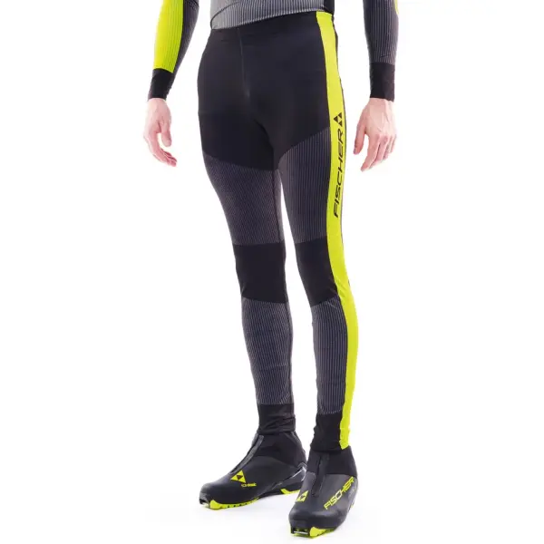 Fischer Dynamic Racing Langlauf Ski Broek (XL - Zwart)