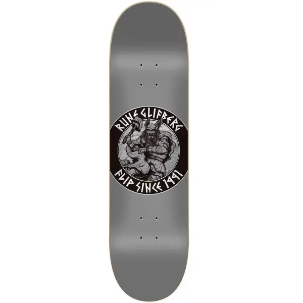 Skateboard Deck Flip Glifberg (8.25" - Thor Grey)