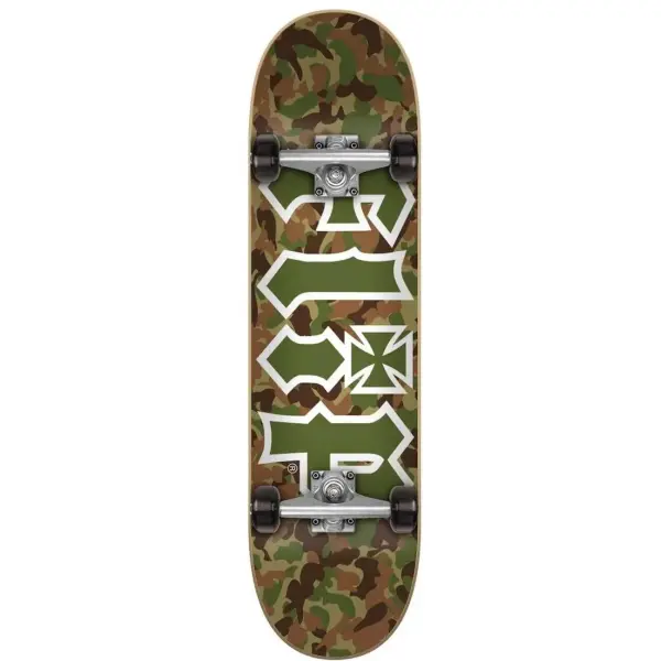 Flip Skateboard HKD Team Combat Green 7.5 x 31.60