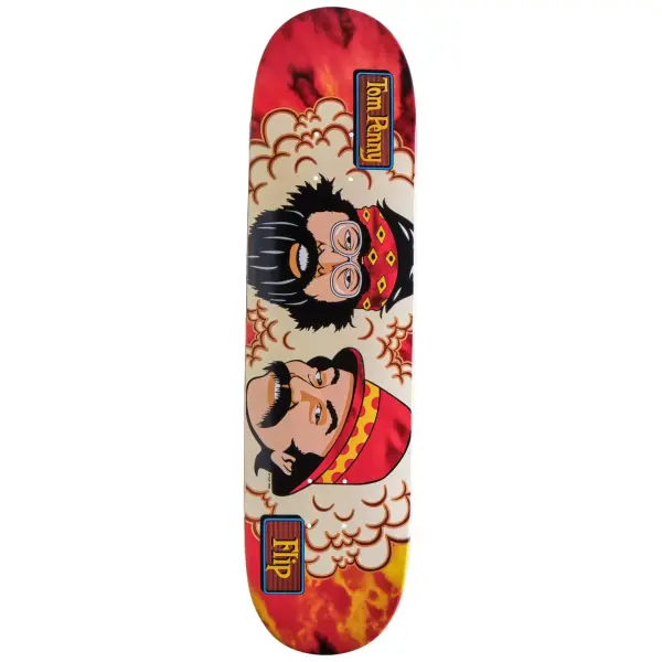 Skateboard Deck Flip Penny Toms Friends (8" - Orange)