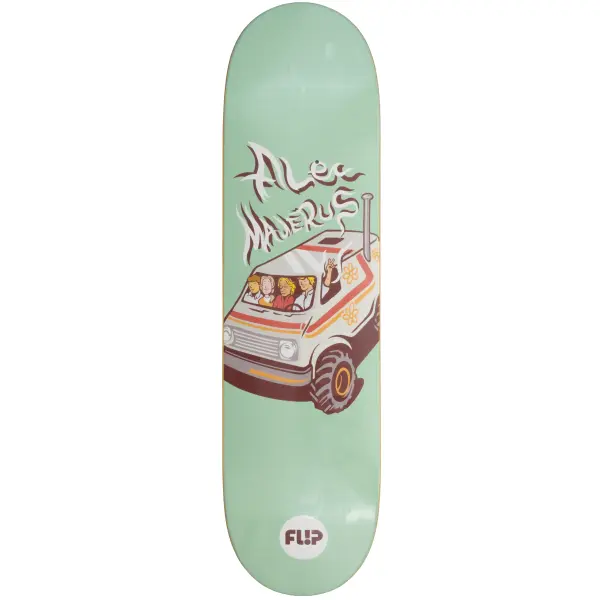 Skateboard Deck Flip Posterized (8.38" - Majerus)
