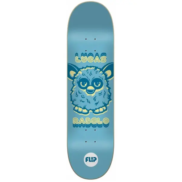 Skateboard Deck Flip Posterized (8.13" - Rabelo)