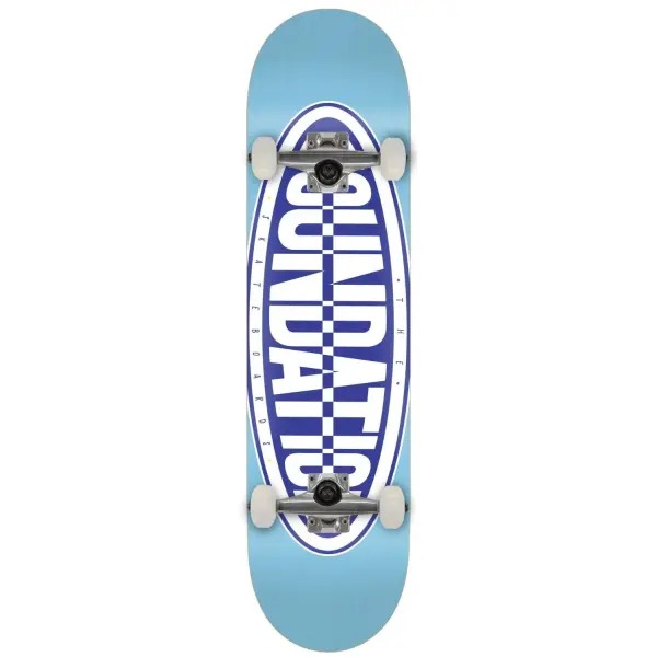 Skateboard Komplettboard Foundation Oval (8" - Blau)
