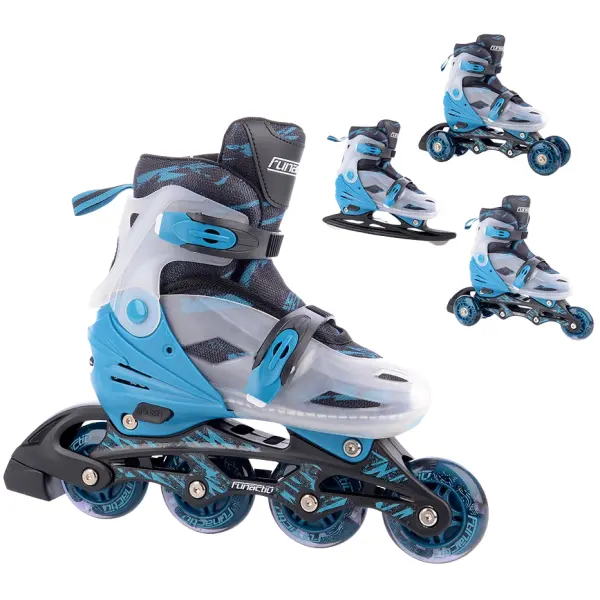 Inliner Kinder FunActiv Adapt 4in1 (Schwarz - 35-38)