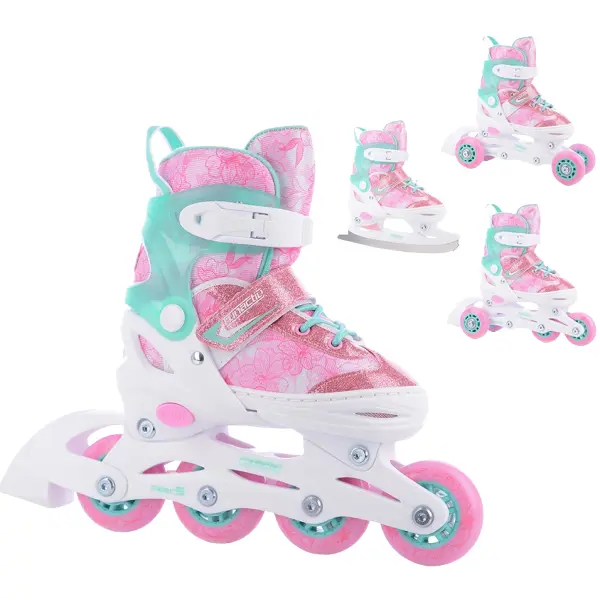 Inliner Mädchen FunActiv Trilo 4in1 (Pink - 30-33)
