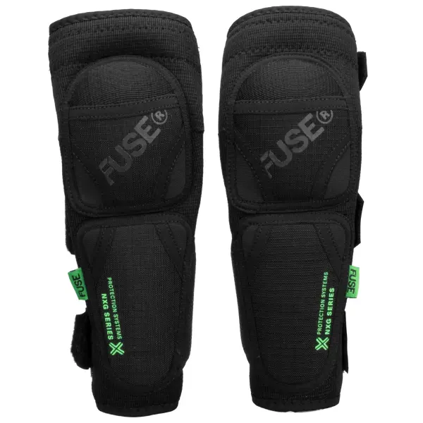 Fuse NXG Knee/Shin Combo Protektoren Für Kinder (Kids XS-S - Schwarz)