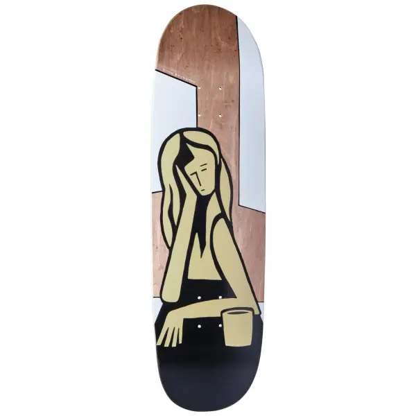 Skateboard Deck Girl Contemplation (8" - Bannerot)