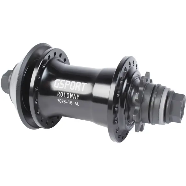 GSport Roloway Cassette BMX Rear Hub (Schwarz)