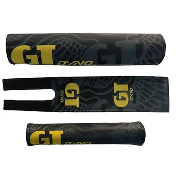 GT BMX Protektoren-Set (Schwarz/Gelb)