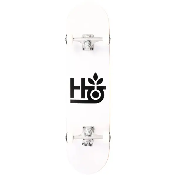 Skateboard Komplettboard Habitat Pod (8" - Weiß)