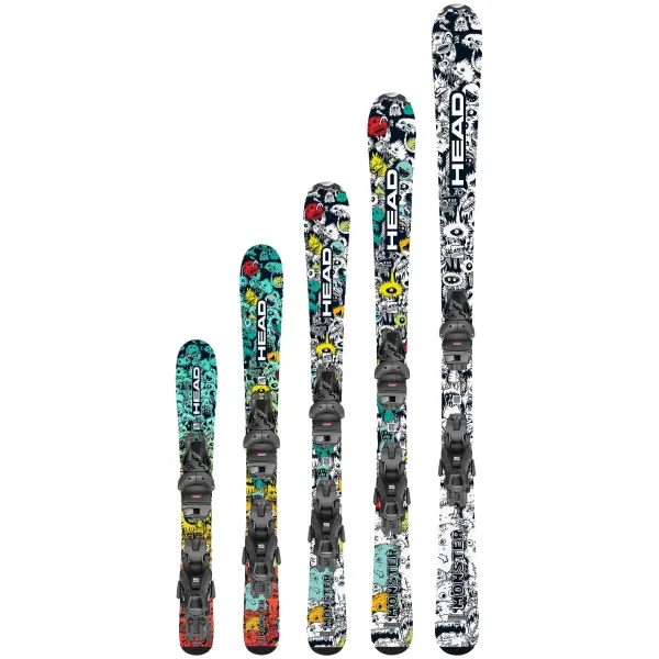 Kinderski Head Monster Easy + JRS 4.5 GW (117cm - Schwarz)