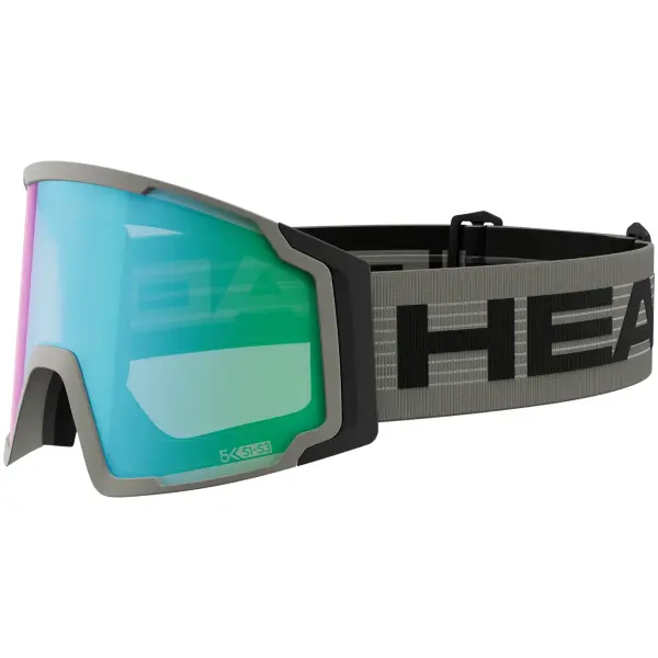 Skibrille Head Neves Pro 5K Photo (M - Green / Olive)