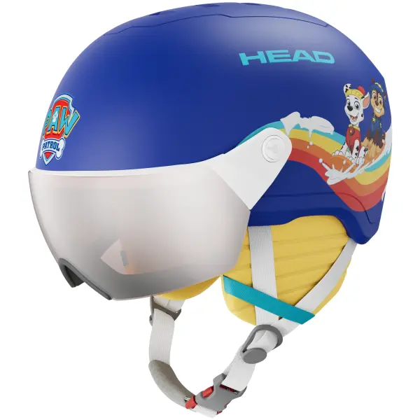 Skihelm Head Yuki Visor Paw Kinder (XS-S - Blue)