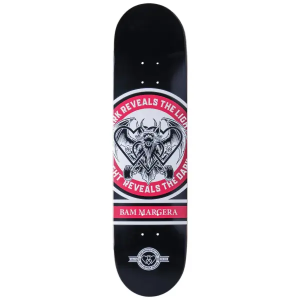 Skateboard Deck Heart Supply Bam Margera (8" - Reveal)