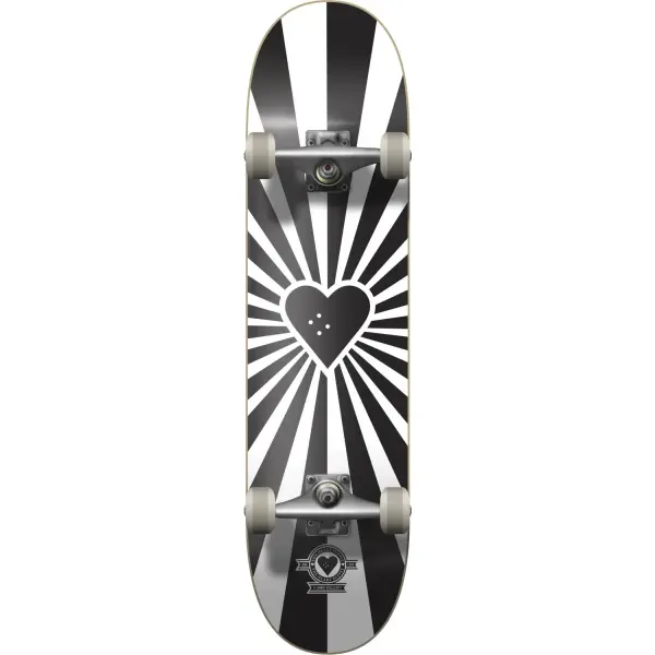 Skateboard Komplettboard Heart Supply Burst Logo (7.75" - Schwarz)