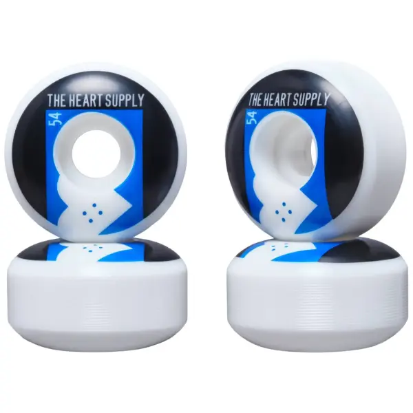 Skateboard Hjul Heart Supply Even 99A 4-Pak (54mm - Blå)