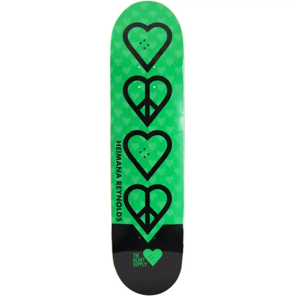 Skateboard Deck Heart Supply Heimana Reynolds Pro (8" - Heart Neon)