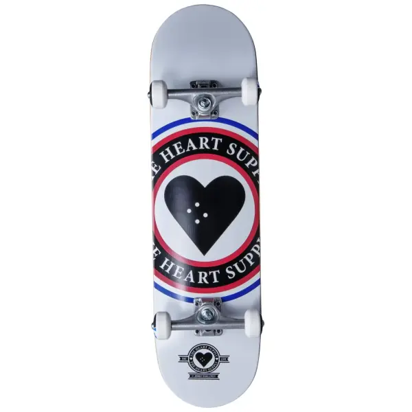 Skateboard Komplettboard Heart Supply Insignia (8.25" - Weiß)