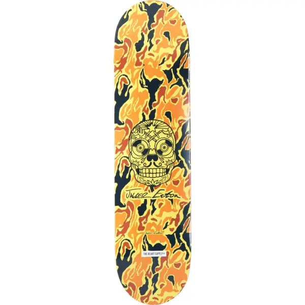 Skateboard Deck Heart Supply Jagger Eaton Pro (8" - Dessert Skull)
