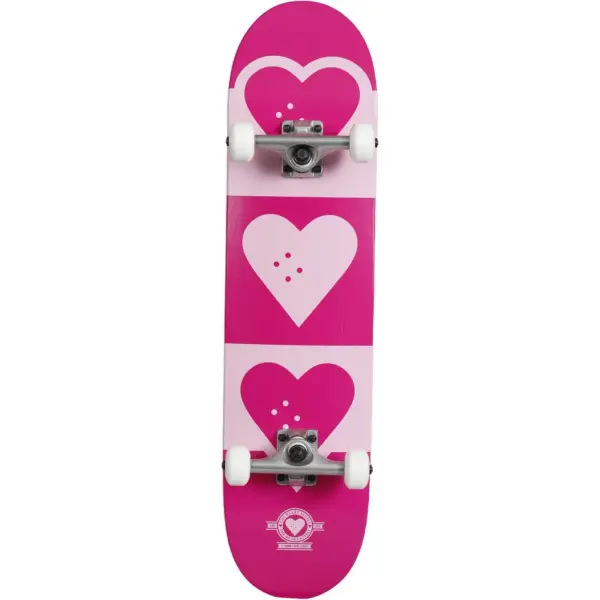 Skateboard Komplettboard Heart Supply Quadron Logo (7.75" - Pink)
