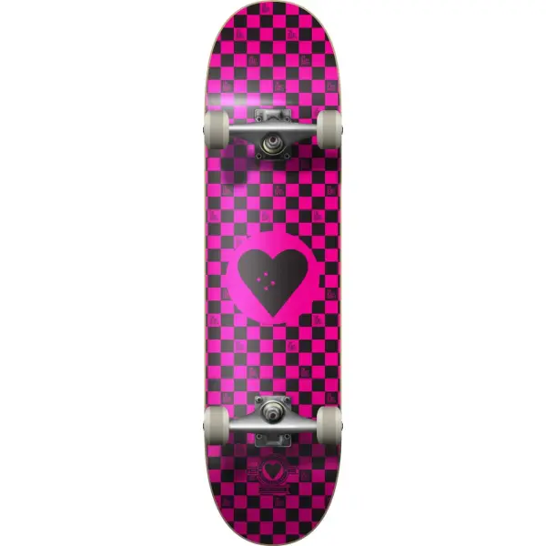 Skateboard Komplettboard Heart Supply Round Logo (7.75" - Checks)