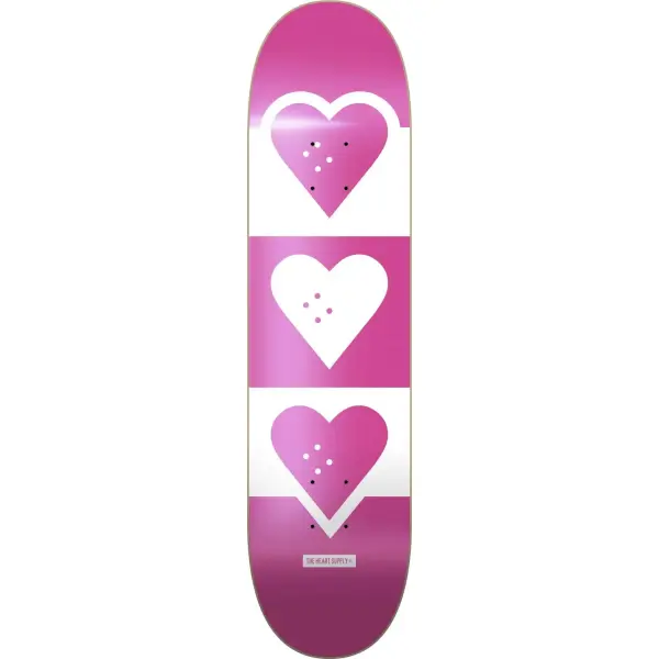 Skateboard Deck Heart Supply Squadron (8" - Pink)