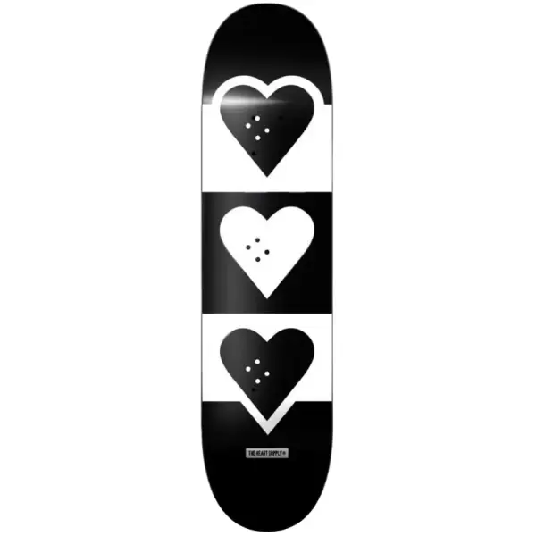 Skateboard Deck Heart Supply Squadron (8.5" - Schwarz)
