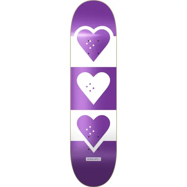 Skateboard Deck Heart Supply Squadron (7.75" - Lila)