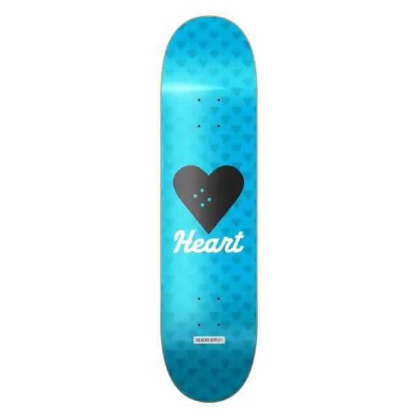 Skateboard Deck Heart Supply Vertical Flow (8.25" - Blau)