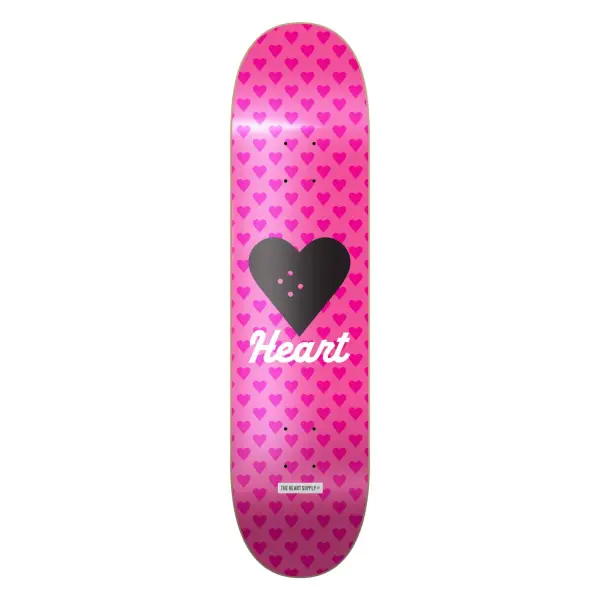 Skateboard Deck Heart Supply Vertical Flow (8" - Pink)