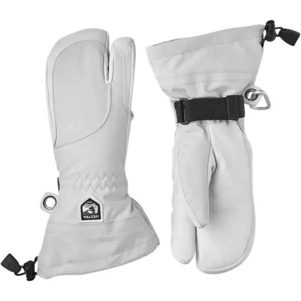 Handschuhe Hestra Heli Ski Damen 3 Finger (5 - Pale Grey)
