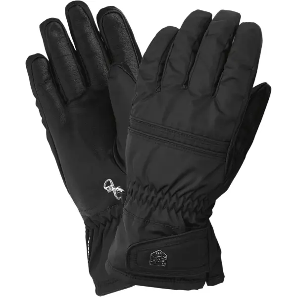Handschuhe Hestra Primaloft Leather Damen (5 - Schwarz)