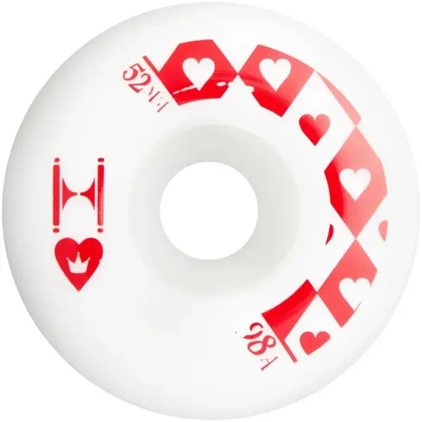 Rulleskøjte Hjul Side By Side Huck Wonderland 4-Pak (Queen Of Hearts)