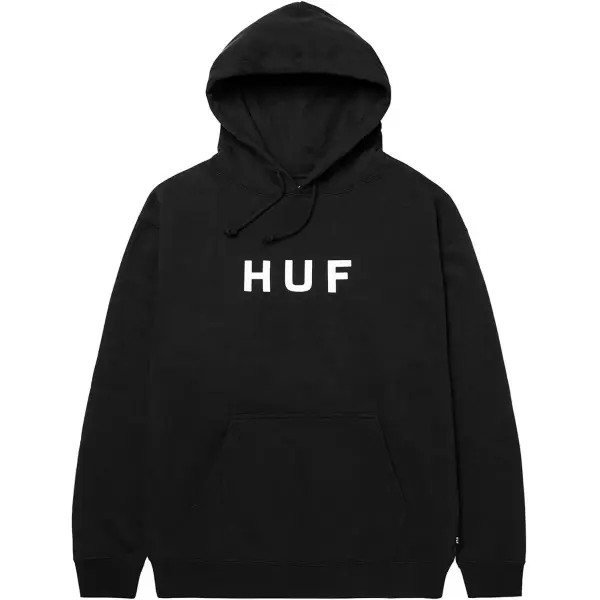 Hoodie HUF Essentials OG Logo (S - Black)