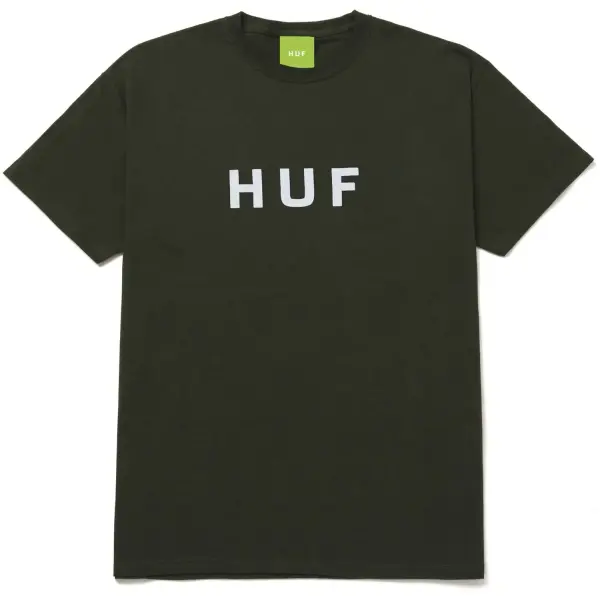 T-Shirt HUF Essentials OG Logo (M - Forest Green)