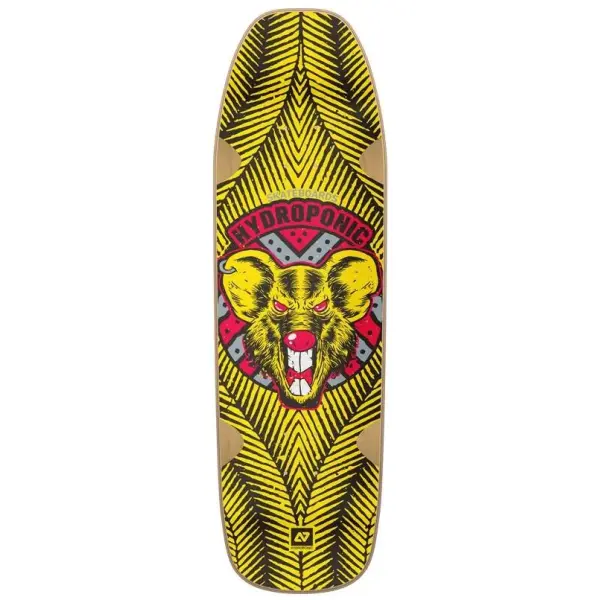 Skateboard Deck Hydroponic Bullet Pool Shape (8.75" - Mike Yellow Pool Shape)