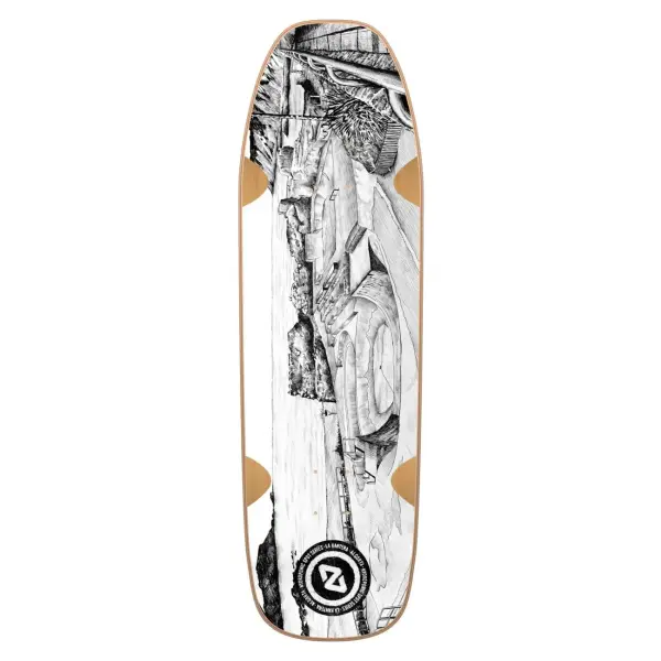 Skateboard Deck Hydroponic Bullet Pool Shape (8.75" - La Kantera Pool Shape)