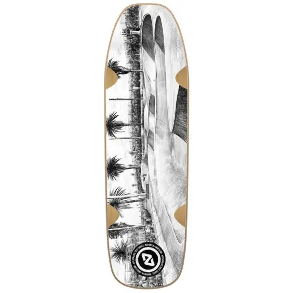 Skateboard Deck Hydroponic Bullet Pool Shape (8.75" - La Mar Bella Pool Shape)