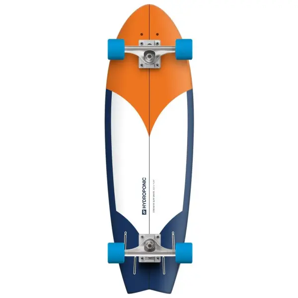 Cruiser Board Hydroponic Fish Complete Komplettboard (31.5" - Radikal Orange / Navy)