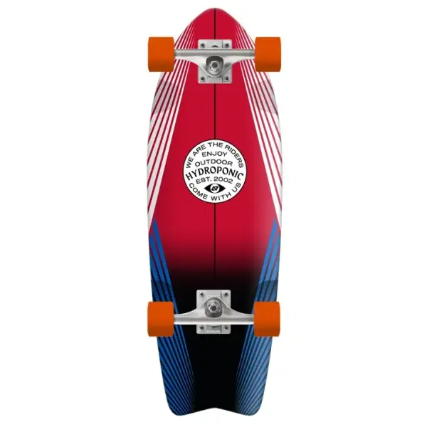 Cruiser Board Hydroponic Fish Complete Komplettboard (28" - Lines Red)