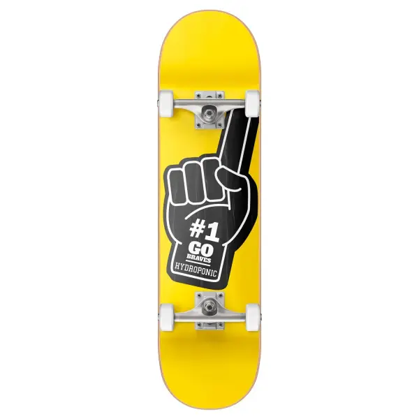 Skateboard Komplettboard Hydroponic Hand (7.785" - Yellow)