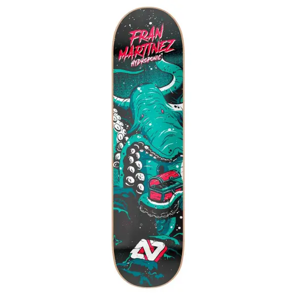Skateboard Deck Hydroponic Sea Monster (8" - Fran Martinez Octopus)