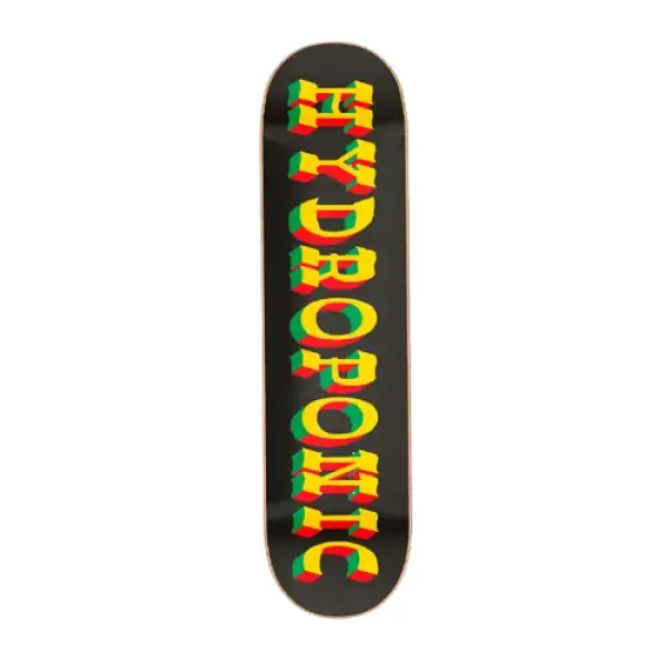 Skateboard Deck Hydroponic West (8.125" - Black-rasta)