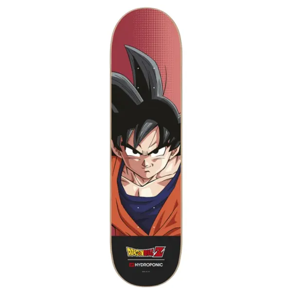 Skateboard Deck Hydroponic x DragonBall Z Son Goku (8.25" - Rød)