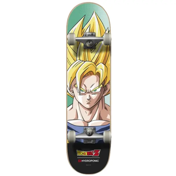 Komplet Skateboard Hydroponic x DragonBall Goku Super Saiyan (8" - Gul)