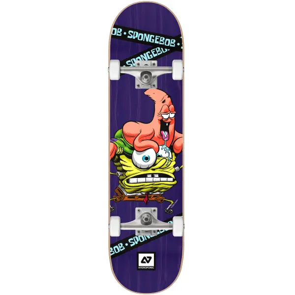 Skateboard Komplettboard Hydroponic X Spongebob Mates (8" - Lila)