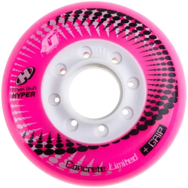 Inliner Hjul Hyper Concrete +G 4-Pak (Pink - 84A)