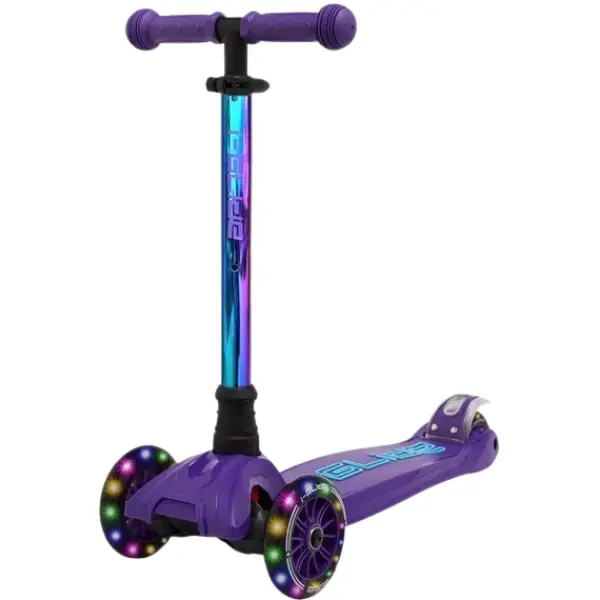 Sparkcykel Barn i-Glide 3 Wheel (Lila/Bl&aring;/Neochrome)
